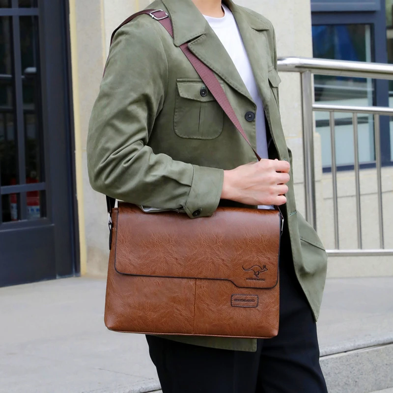 Fashion Harness Men - Business Shoulder Bag For IPAD PU