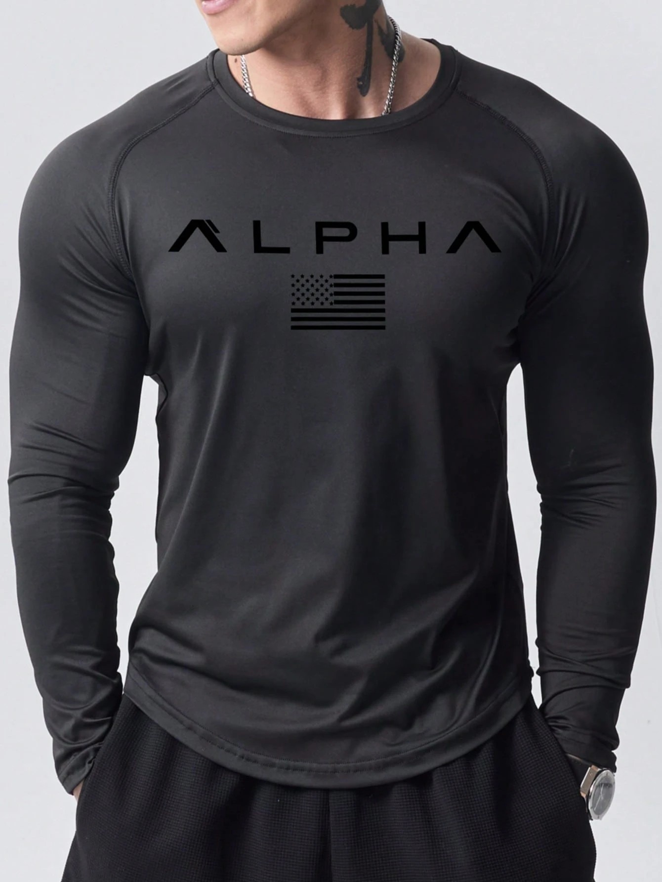 Men'S Fashion T Shirts - New men's long-sleeved T-shirt for Spring
