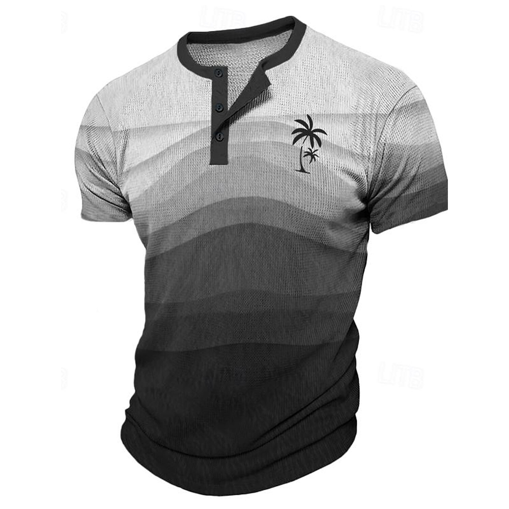 Men'S Fashion T Shirts - Men's T-Shirt Funny 3D Coconut Tree