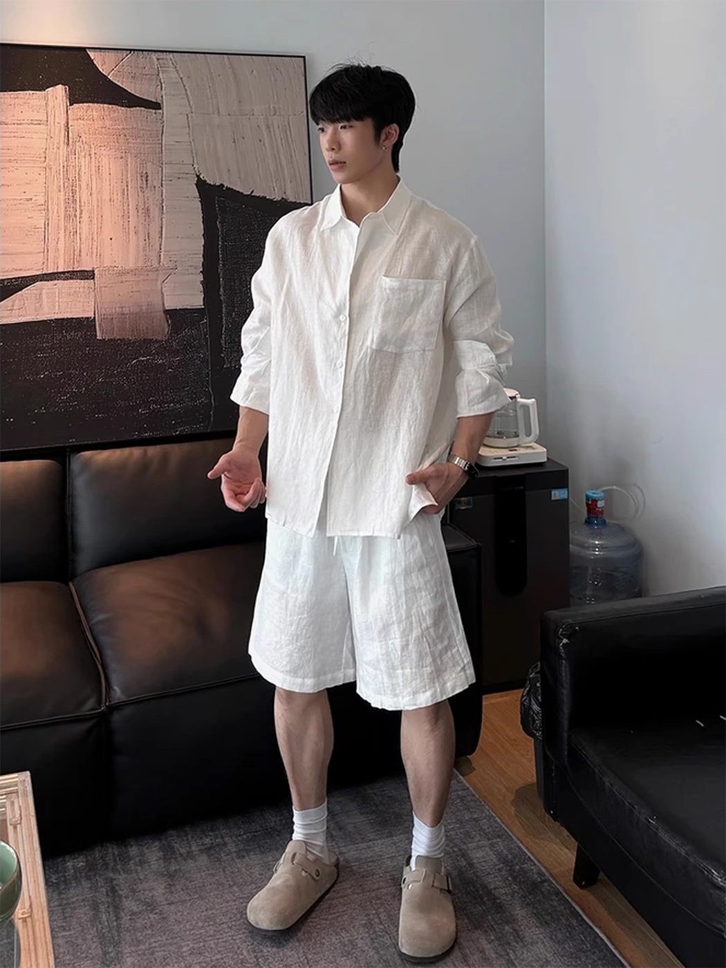 Men'S Spring Fashion - Spring/Summer Men's Matching Sets French Casual