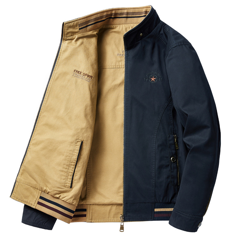 Double-Sided Wear Hiking Jacke - Windbreaker Men Zip 리뷰 및 가격