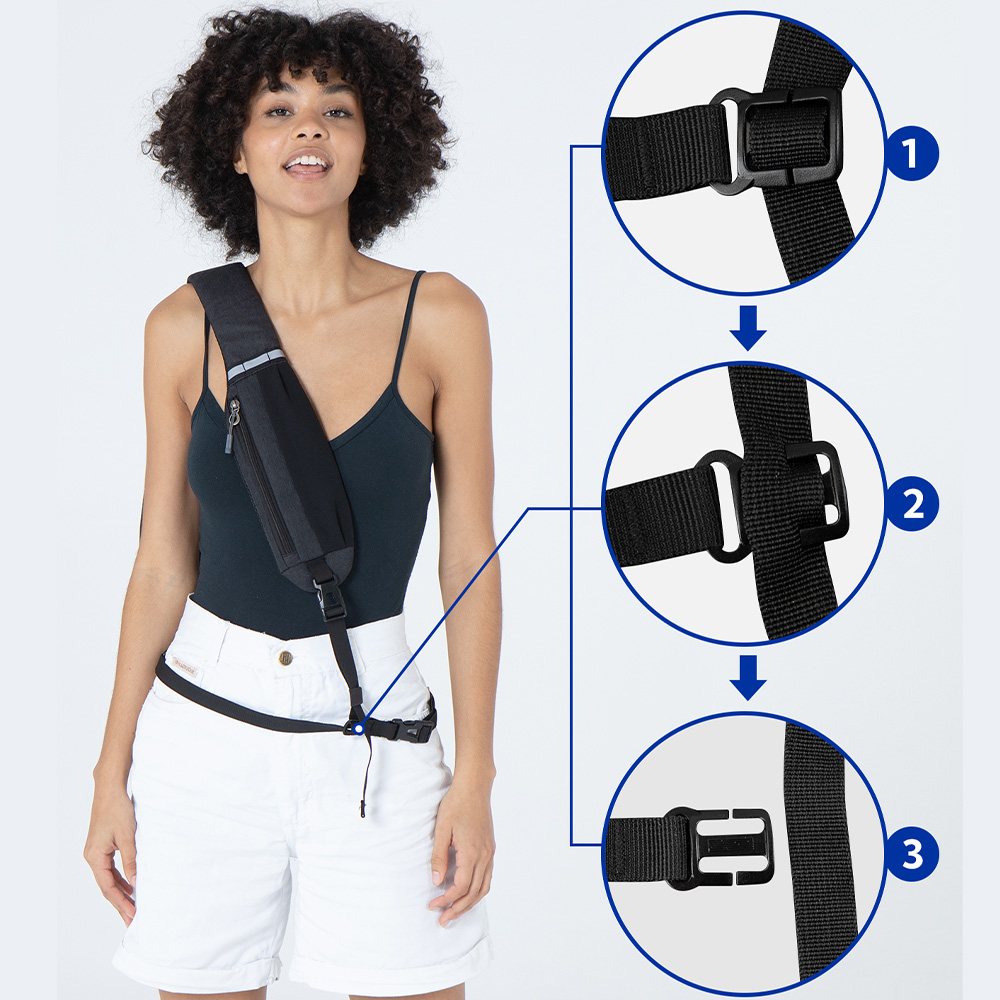 WATERFLY Crossbody Sling Bag C - Fashion Harness Men 리뷰 및 가격