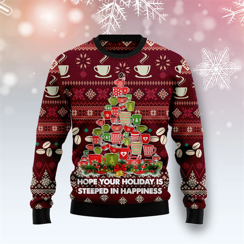 2026 New Xmas Tree Graphic Ugl - Men'S Fashion Xmas Party 리뷰 및 가격