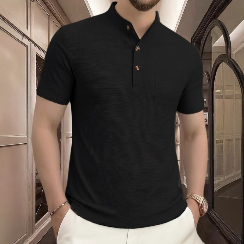 Men's Summer Casual Henley Nec - Men'S Fashion T Shirts 리뷰 및 가격