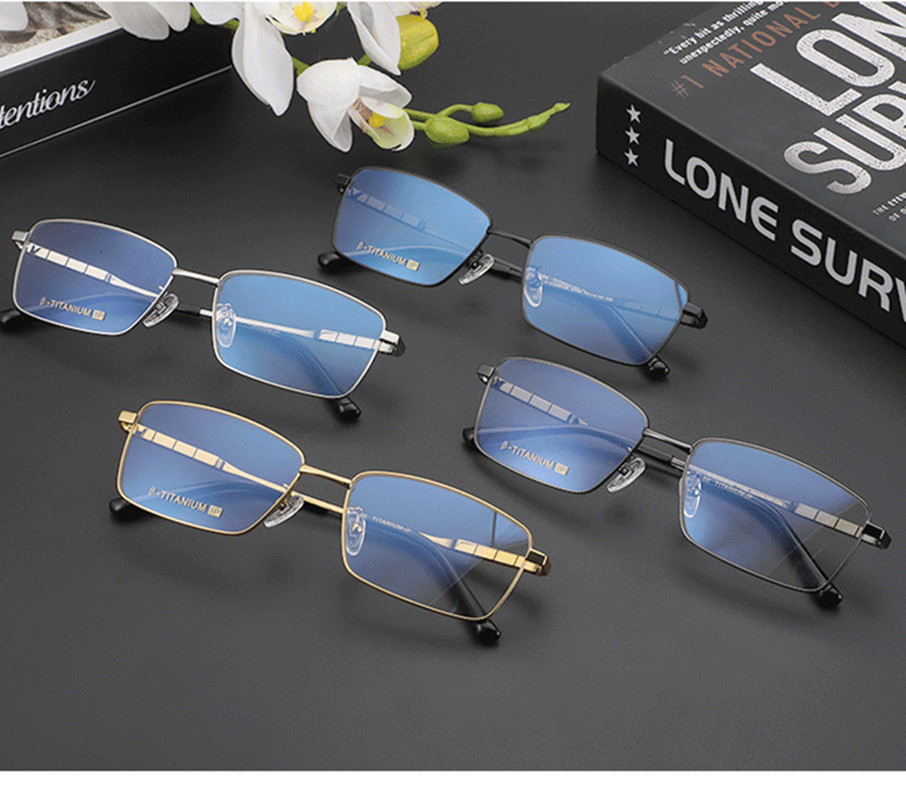 Men's Business Square Titanium - Men'S Fashion Glasses 2026 리뷰 및 가격