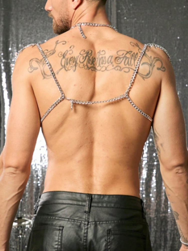 Tassels Chain Body Shoulder Se - Fashion Harness Men 리뷰 및 가격