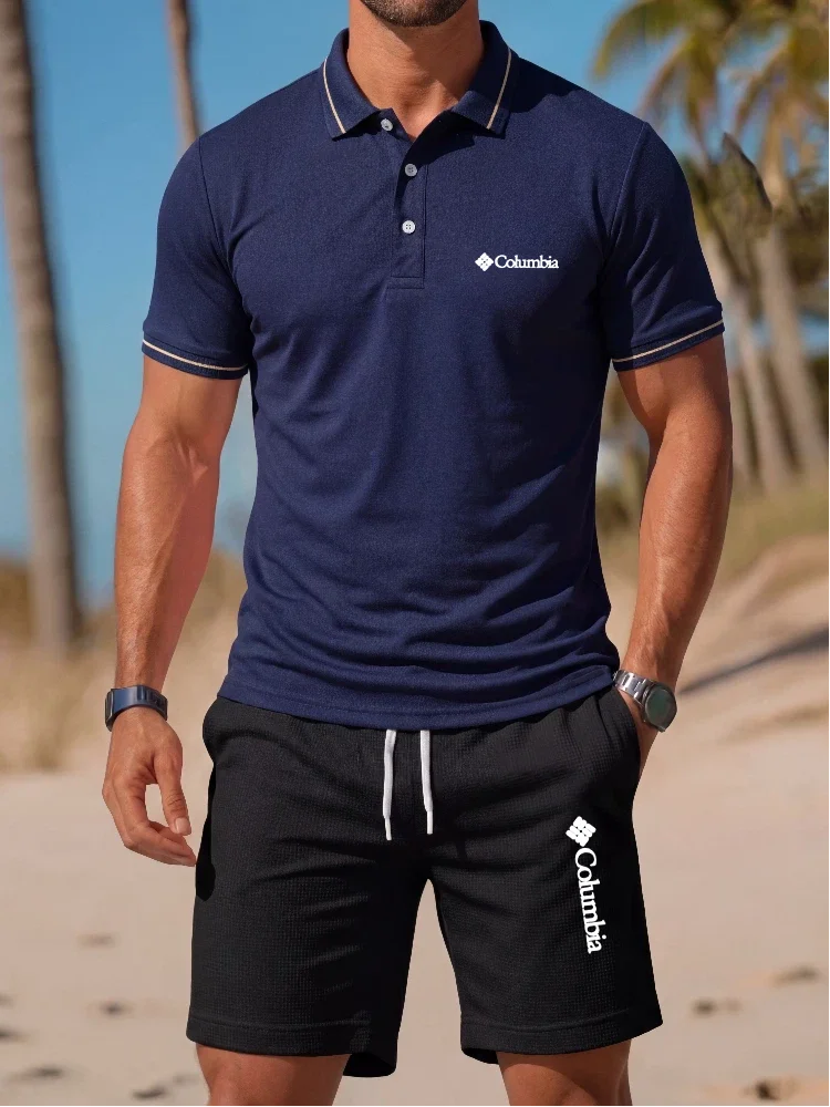 Brand Printed Polo Shirt Short - Men'S Fashion Brands 리뷰 및 가격