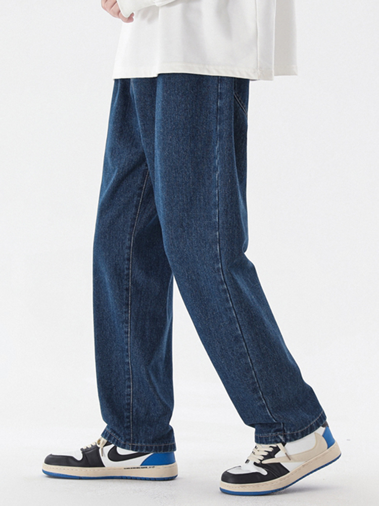 2023 New Korean Fashion Men's  - Men'S Fashion Grey Jeans 리뷰 및 가격