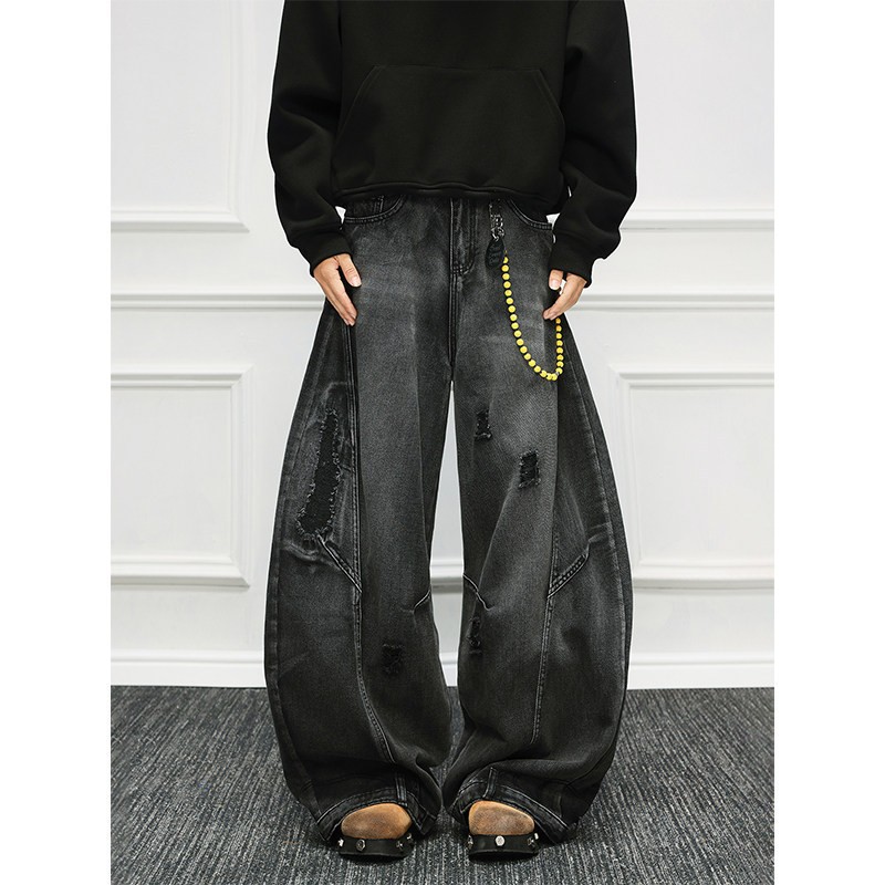 Vintage New Fashion American S - Men'S Fashion Grey Jeans 리뷰 및 가격