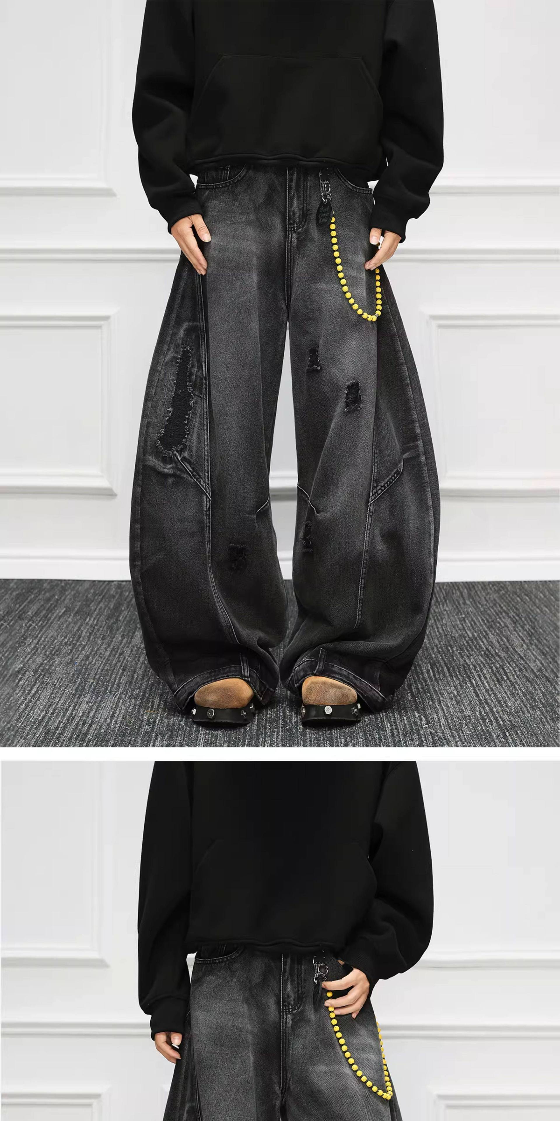 Vintage New Fashion American S - Men'S Fashion Grey Jeans 리뷰 및 가격