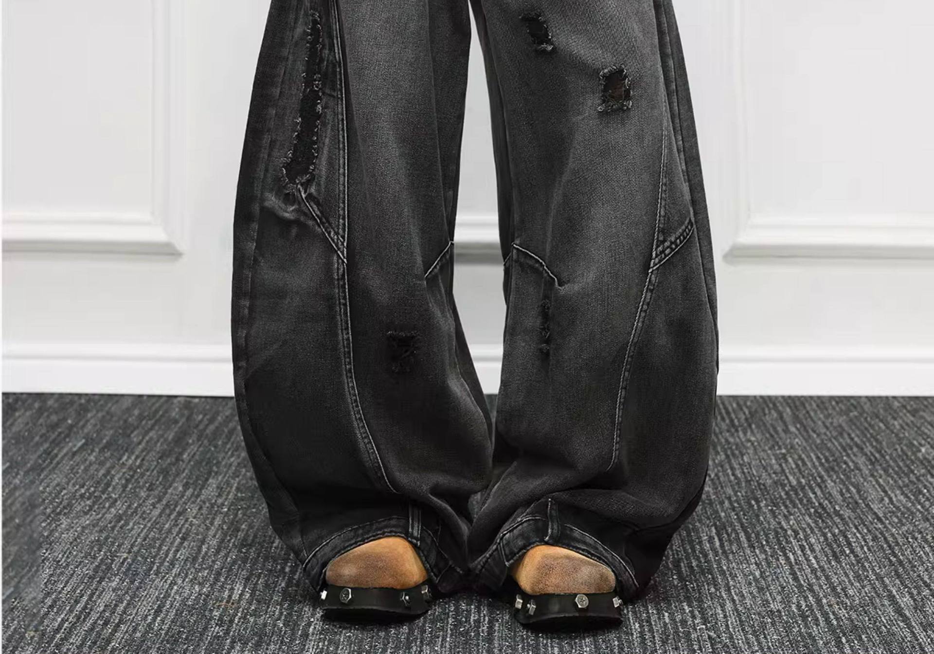 Vintage New Fashion American S - Men'S Fashion Grey Jeans 리뷰 및 가격