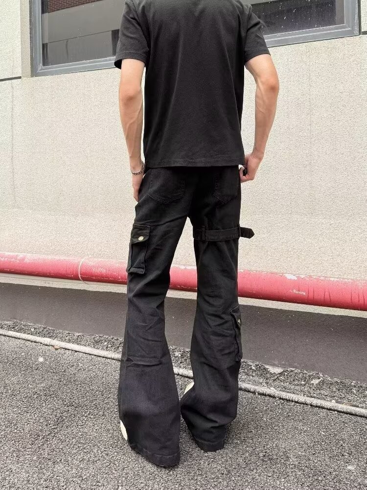 Vintage Men's Slim Jeans Drip  - Men'S Fashion Grey Jeans 리뷰 및 가격