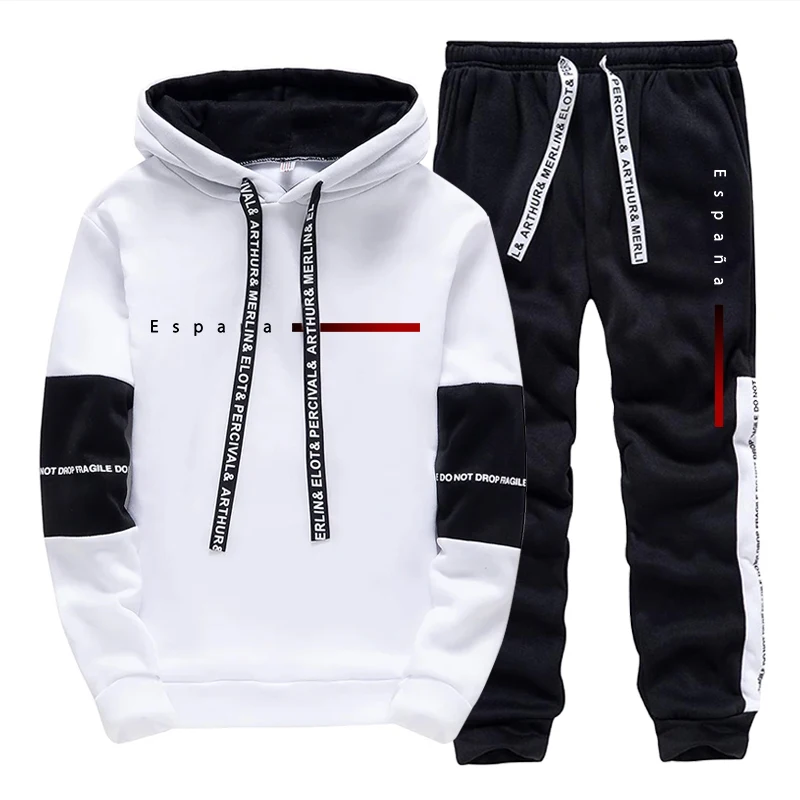 Spain Fashion Men's Set Hooded - Men'S Fashion Outfits 리뷰 및 가격