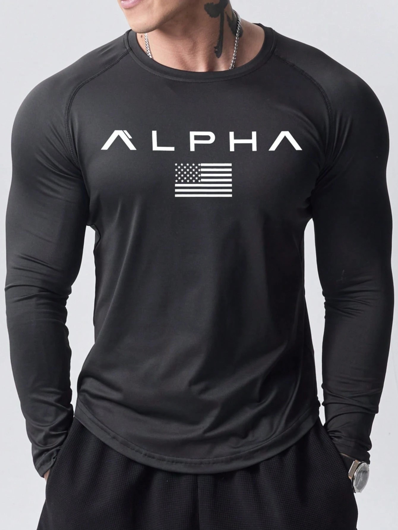 New men's long-sleeved T-shirt - Men'S Fashion T Shirts 리뷰 및 가격