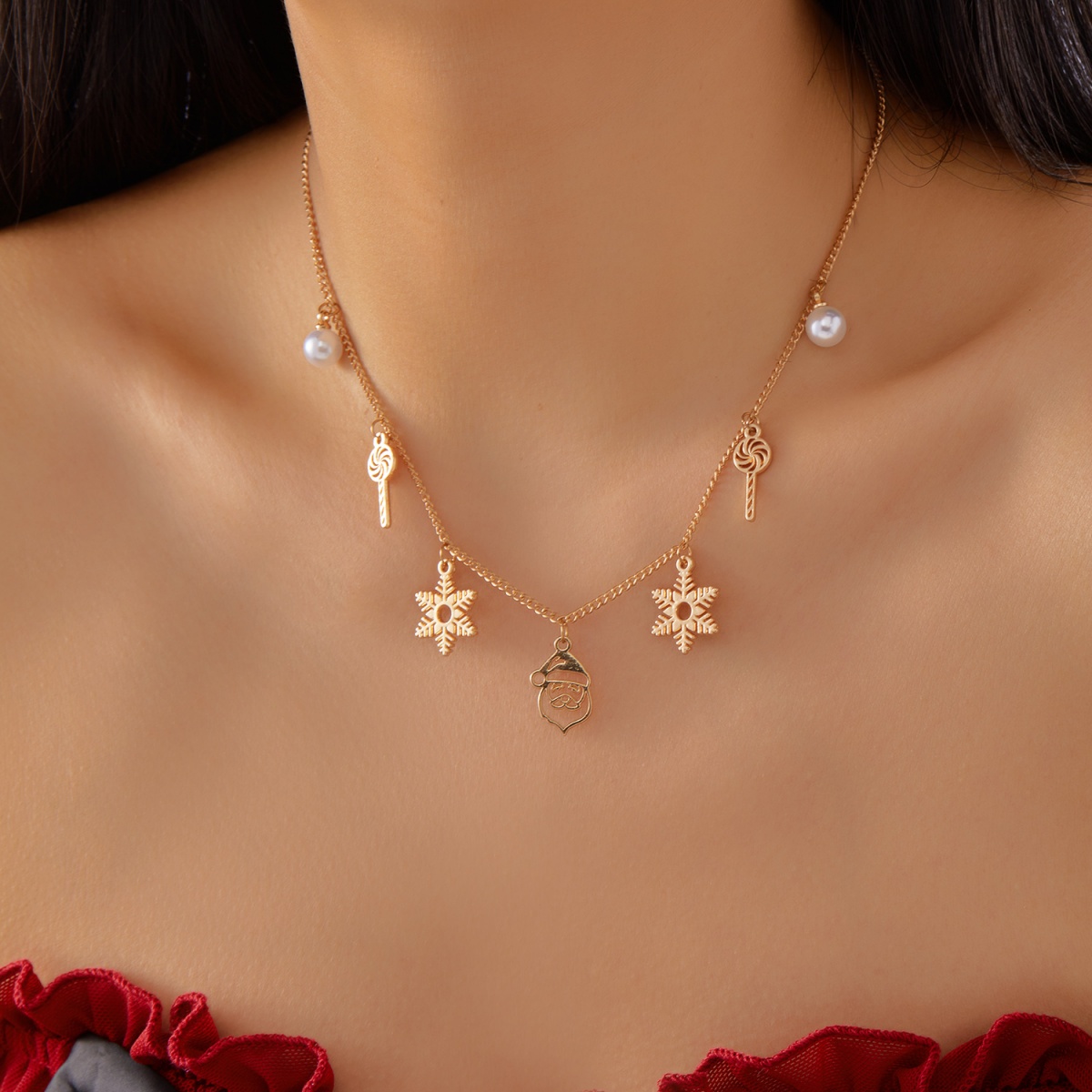 Xmas Holiday Necklace Hollow M - Men'S Fashion Xmas Party 리뷰 및 가격