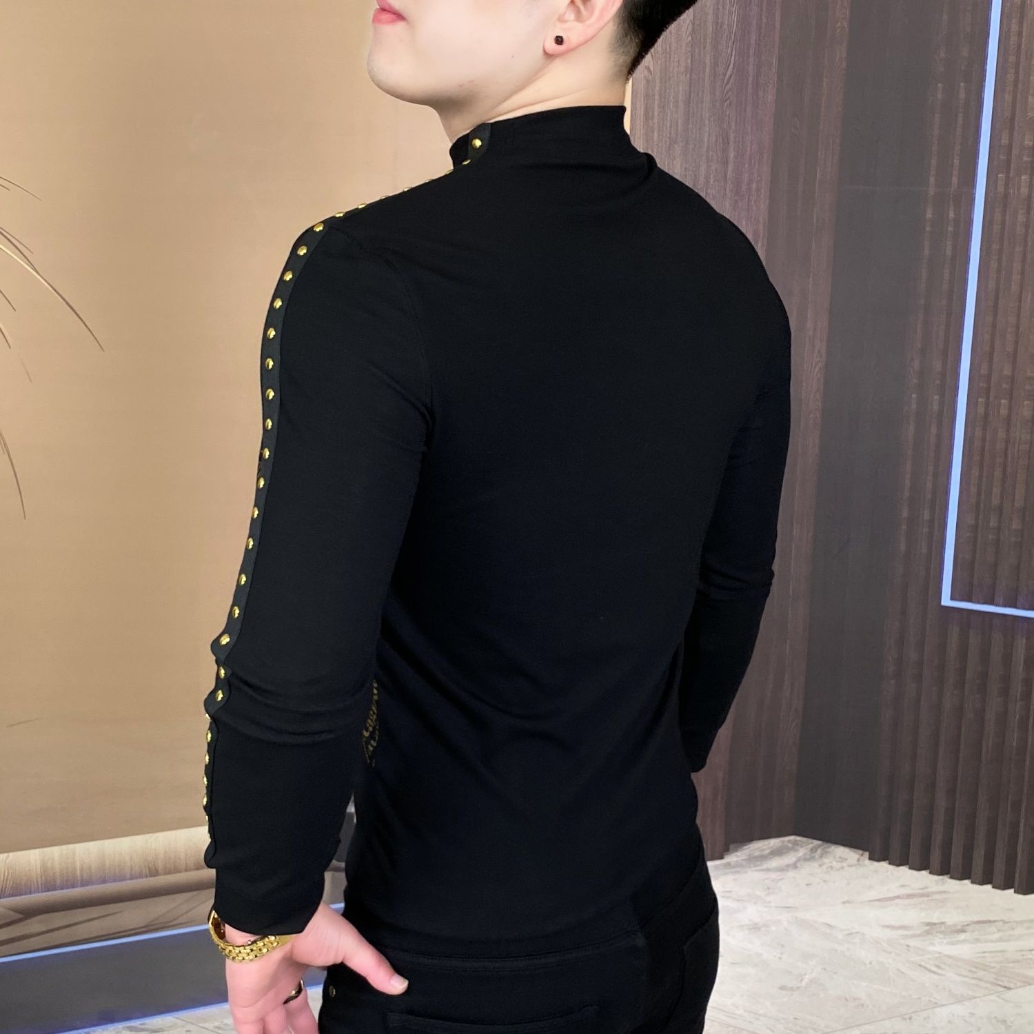 New long-sleeved tops for fash - Men'S Fashion Outfits 리뷰 및 가격