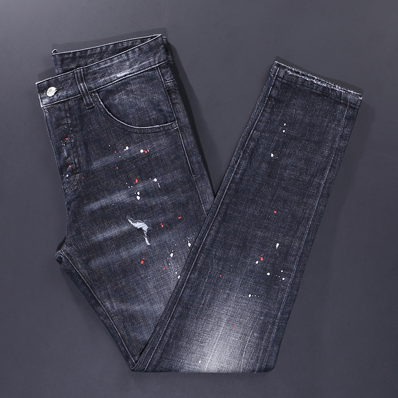 Y2K Street Fashion Men's Jeans - Men'S Fashion Grey Jeans 리뷰 및 가격