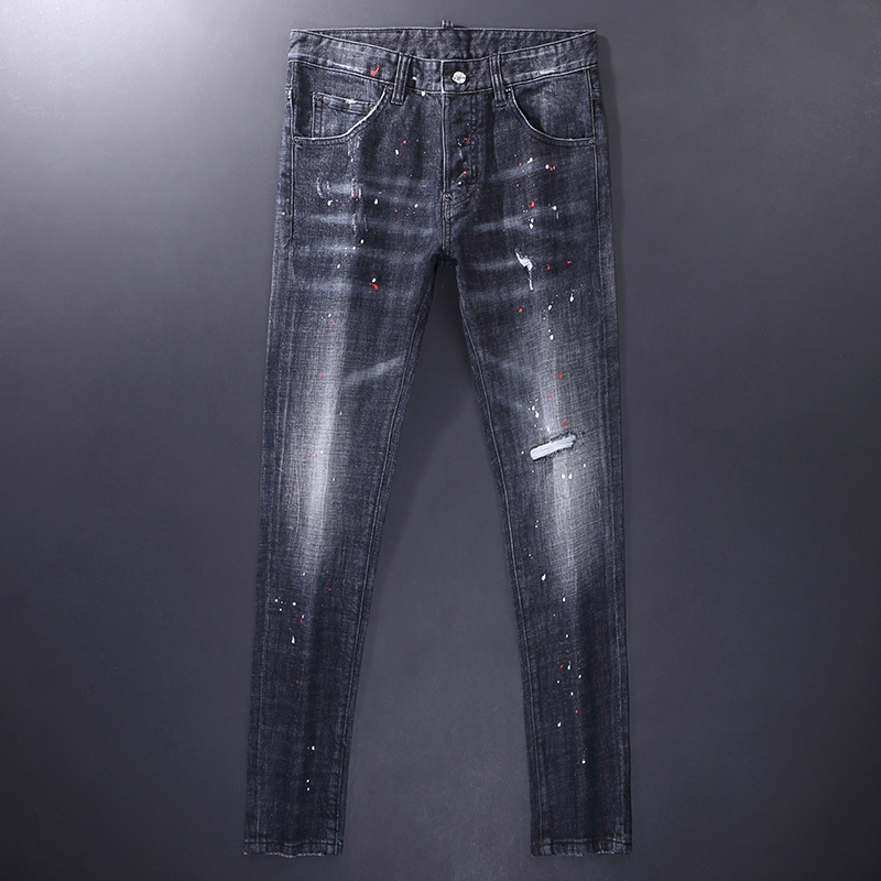 Y2K Street Fashion Men's Jeans - Men'S Fashion Grey Jeans 리뷰 및 가격
