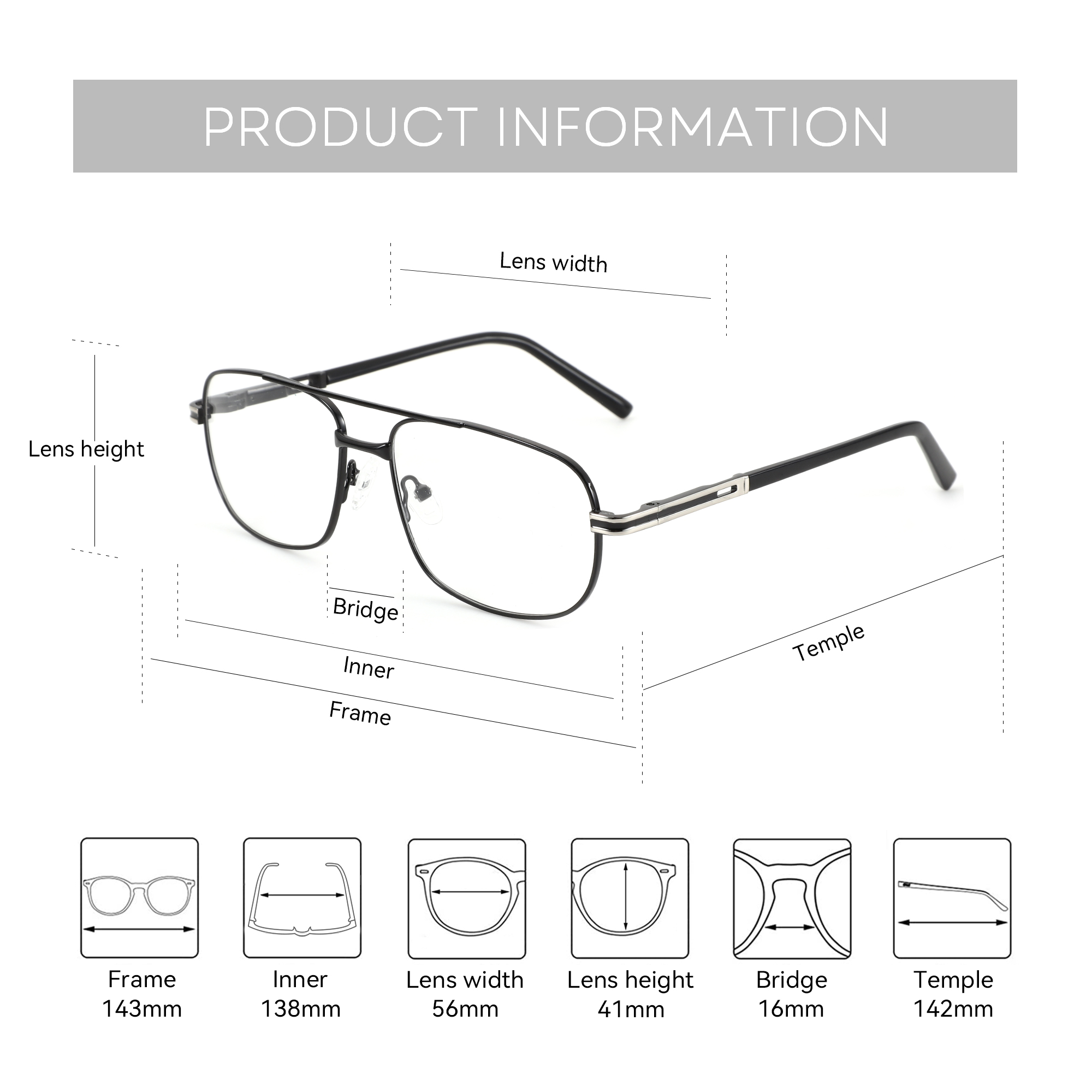 ZENOTTIC (XL Size) 2026 Fashio - Men'S Fashion Glasses 2026 리뷰 및 가격
