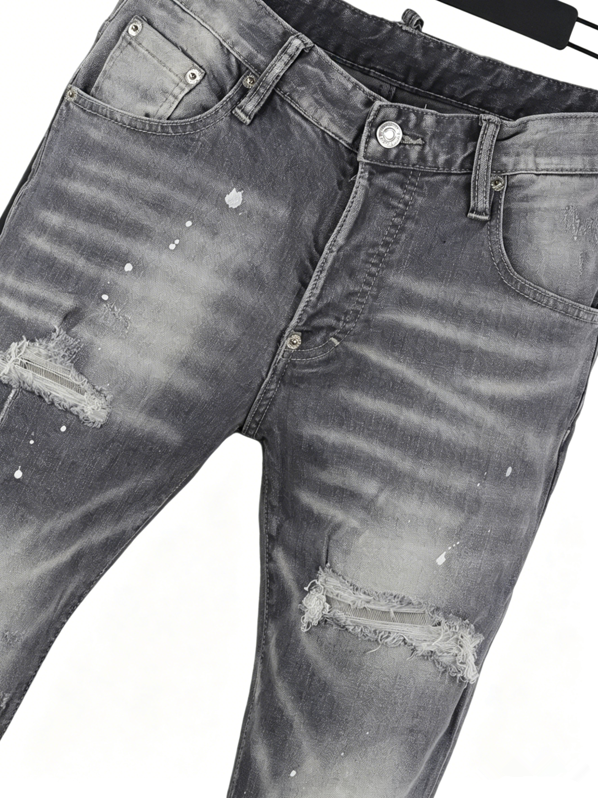 6071 Four Seasons New Men's Je - Men'S Fashion Grey Jeans 리뷰 및 가격