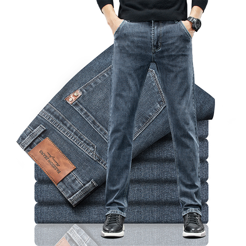 men's slim jeans 2024 autumn n - Men'S Fashion Grey Jeans 리뷰 및 가격