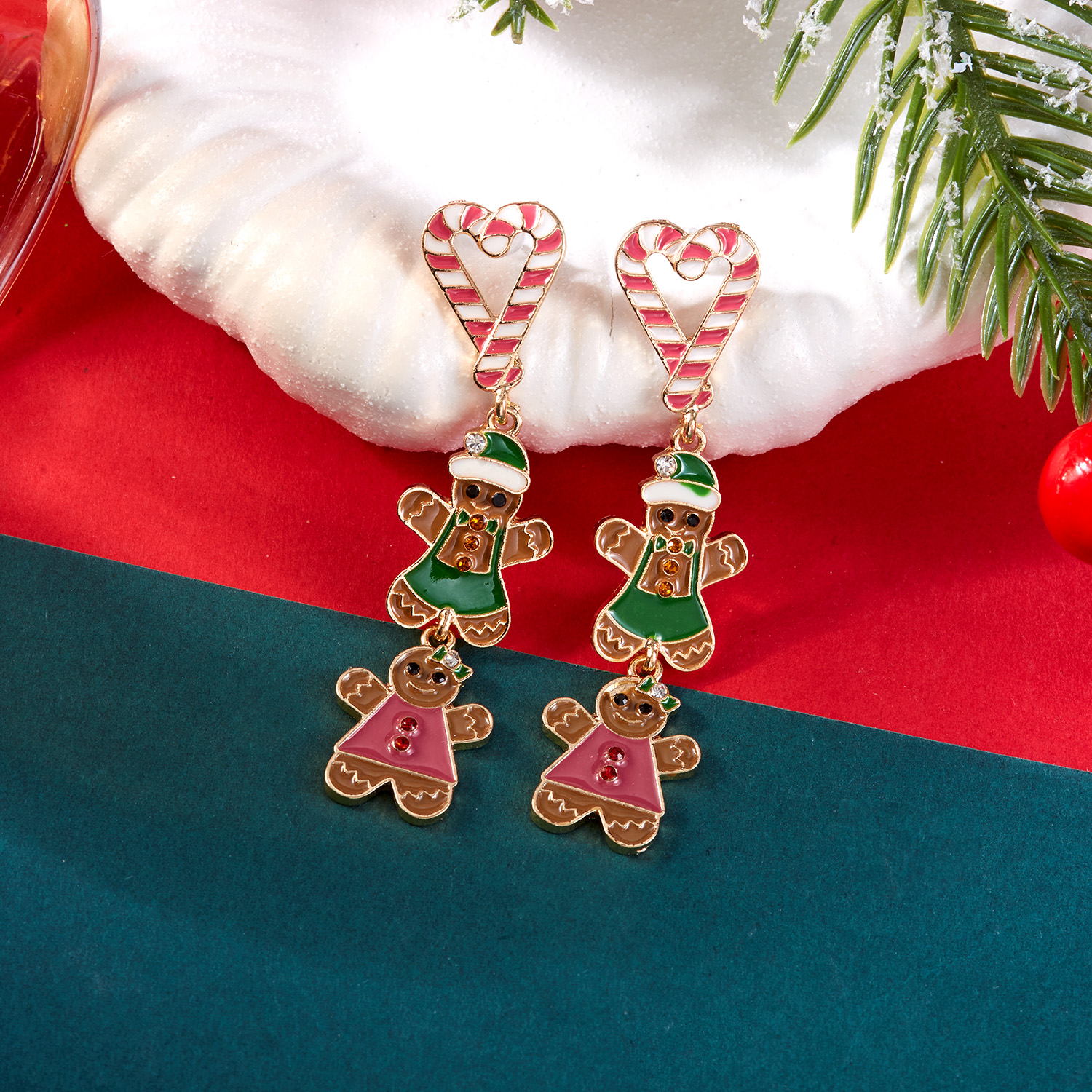 Christmas Colorful Love Heart  - Men'S Fashion Xmas Party 리뷰 및 가격