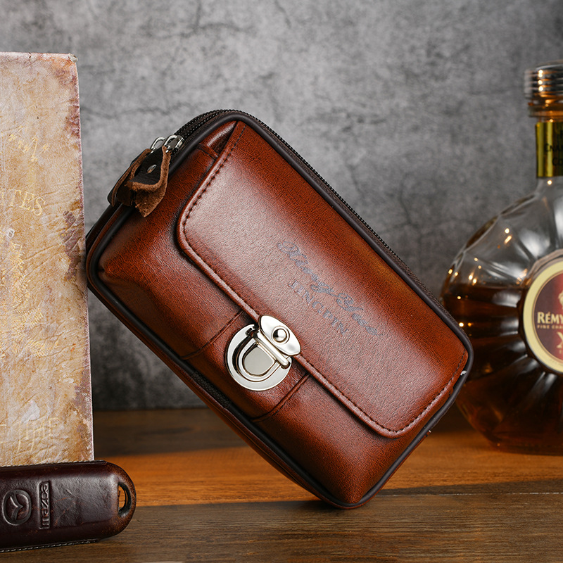 PU Leather Waist Pack for Men  - Fashion Harness Men 리뷰 및 가격
