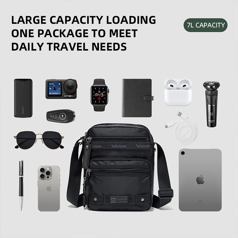 VOLUNTEER 7L Phone Crossbody B - Fashion Harness Men 리뷰 및 가격
