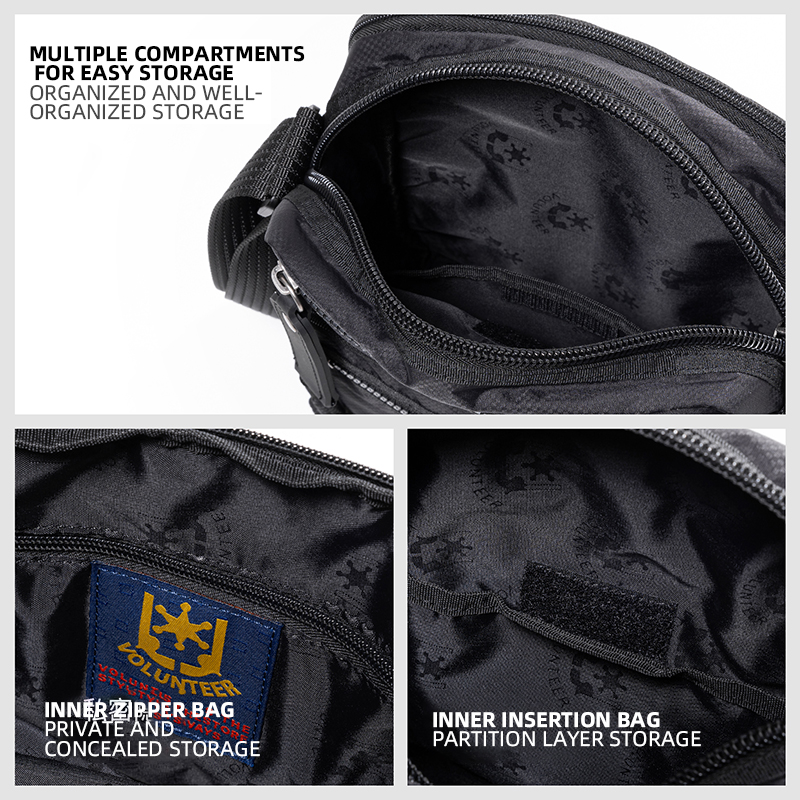 VOLUNTEER 7L Phone Crossbody B - Fashion Harness Men 리뷰 및 가격