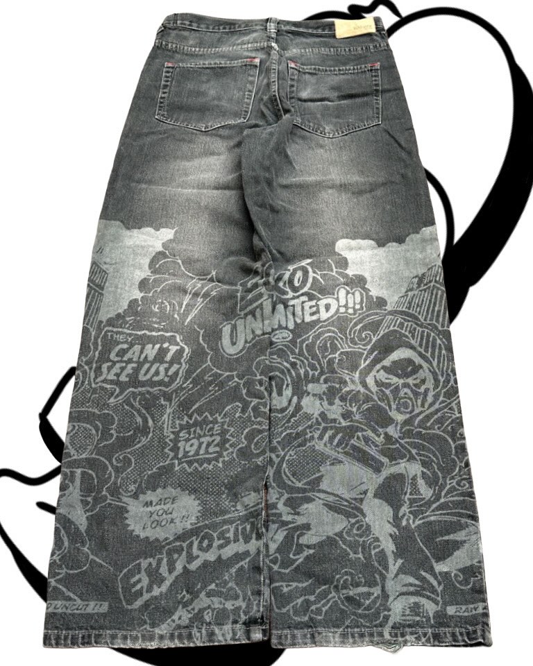 American Fashion Printing Jean - Men'S Fashion Grey Jeans 리뷰 및 가격