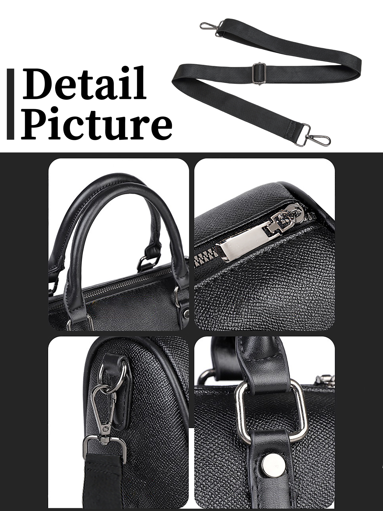 Men's Crossbody Bag - Black Sl - Fashion Harness Men 리뷰 및 가격