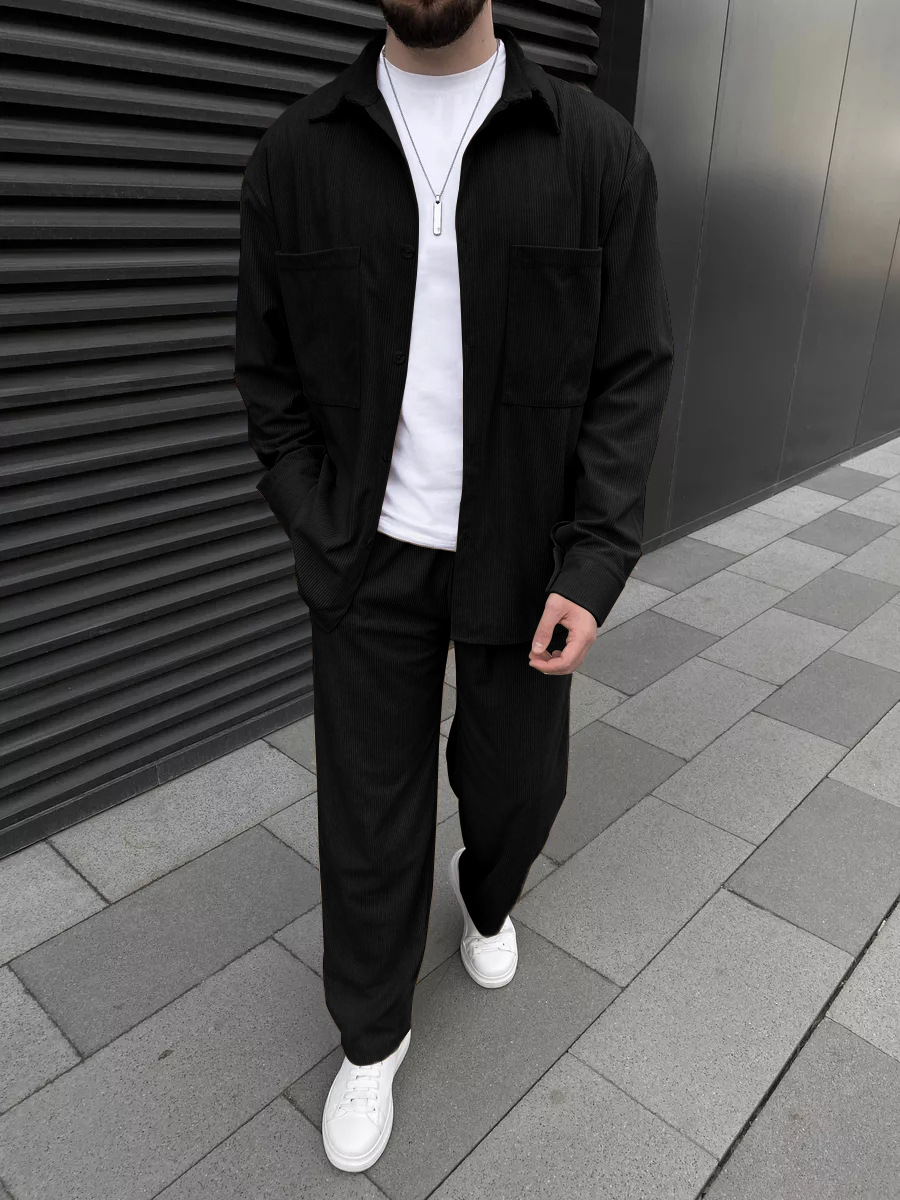 Men's corduroy two-piece outfi - Men'S Fashion Outfits 리뷰 및 가격
