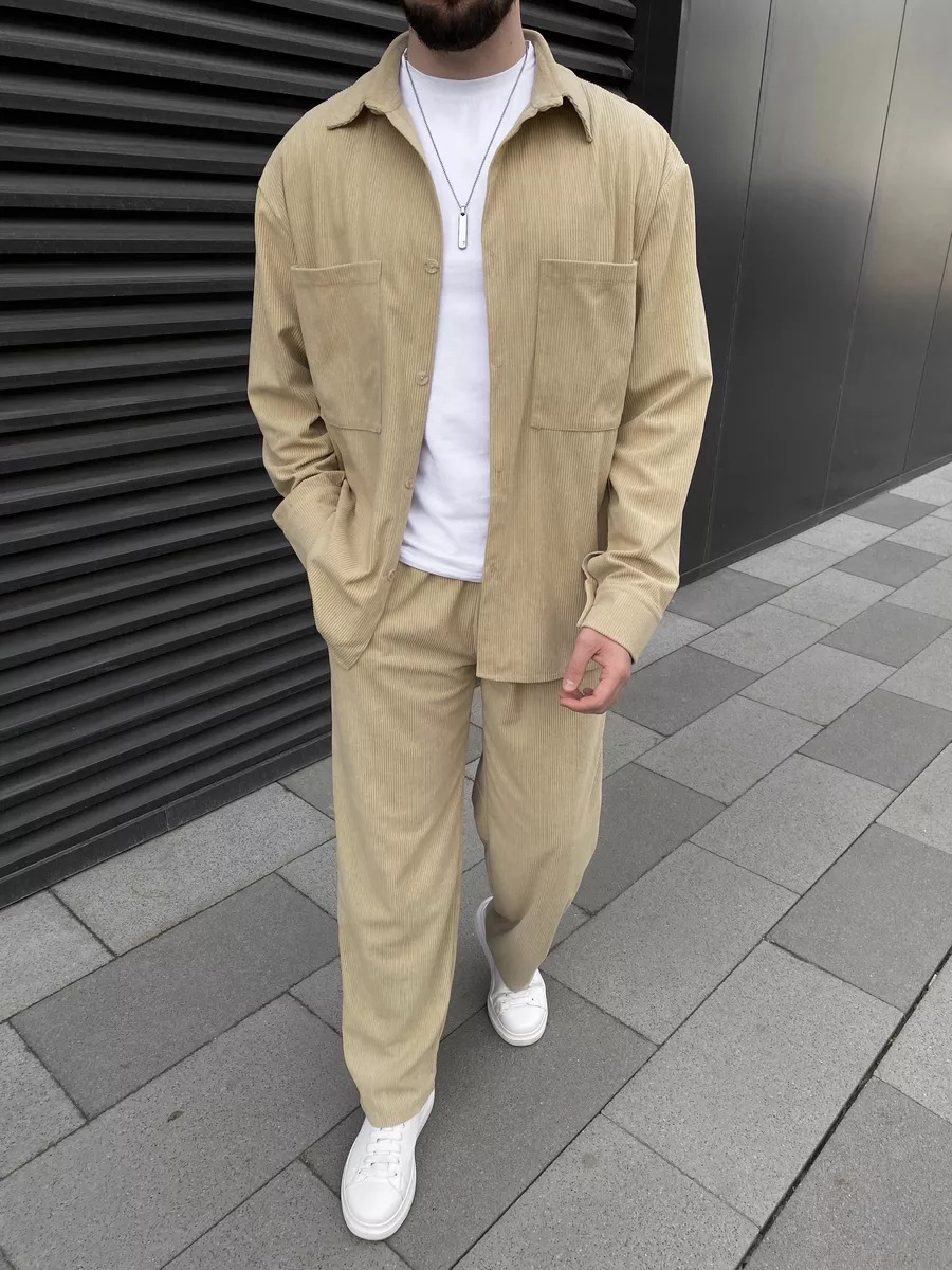 Men's corduroy two-piece outfi - Men'S Fashion Outfits 리뷰 및 가격