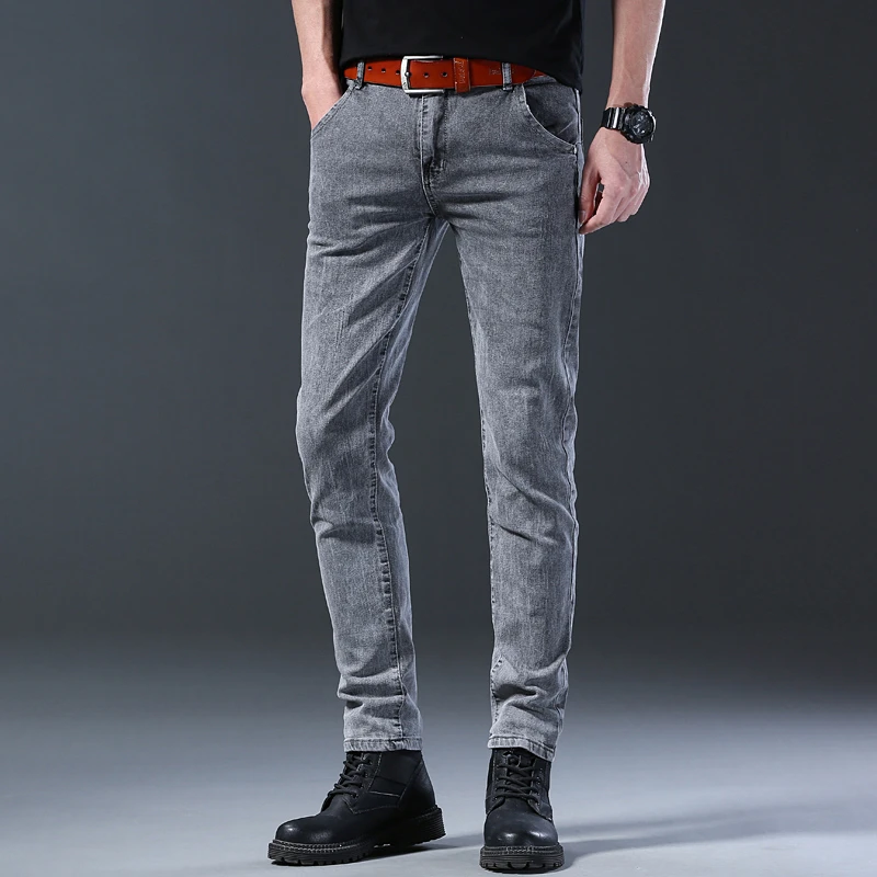 2025 New Casual Jeans Men's St - Men'S Fashion Grey Jeans 리뷰 및 가격
