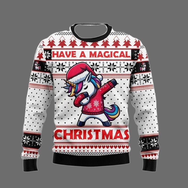 Fashion Unicorn Ugly Christmas - Men'S Fashion Xmas Party 리뷰 및 가격