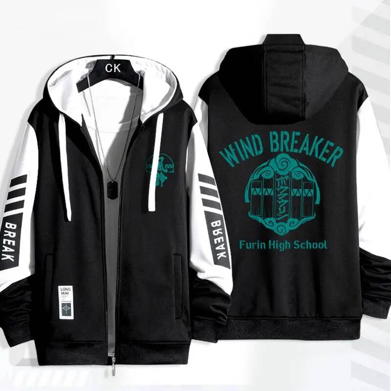 Anime WIND BREAKER Series Zip  - Windbreaker Men Zip 리뷰 및 가격