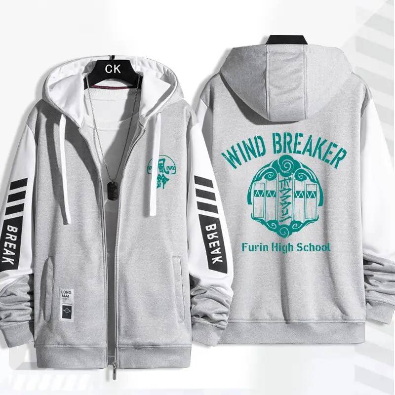 Anime WIND BREAKER Series Zip  - Windbreaker Men Zip 리뷰 및 가격