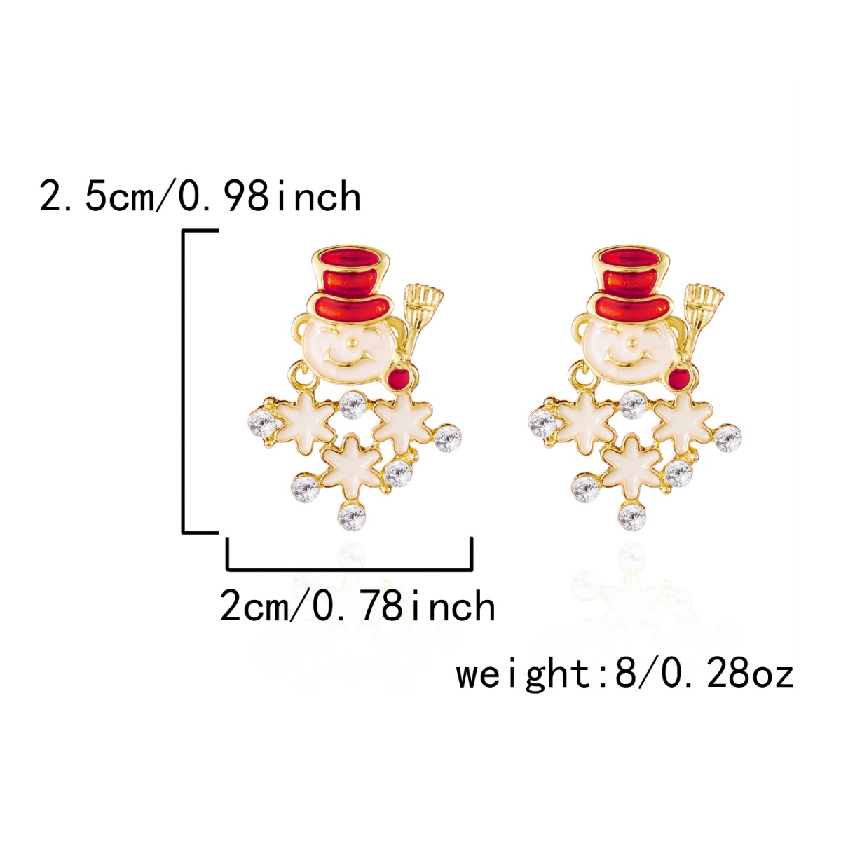 Christmas Holiday Stud Earring - Men'S Fashion Xmas Party 리뷰 및 가격