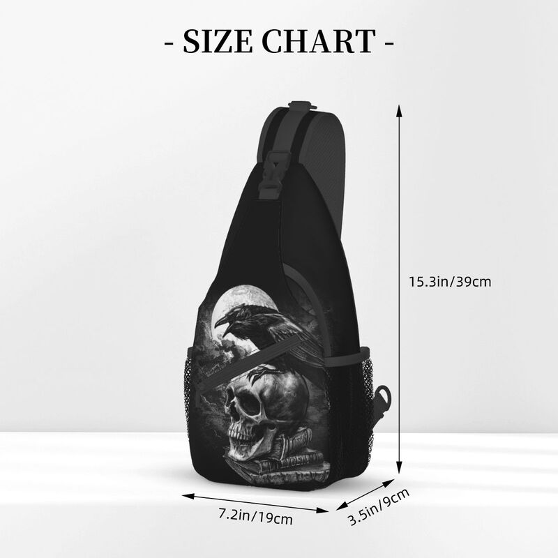 Crow The Skull Sling Crossbody - Fashion Harness Men 리뷰 및 가격