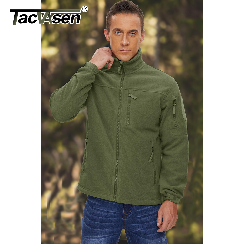 TACVASEN Men's Fleece Jacket S - Windbreaker Men Zip 리뷰 및 가격