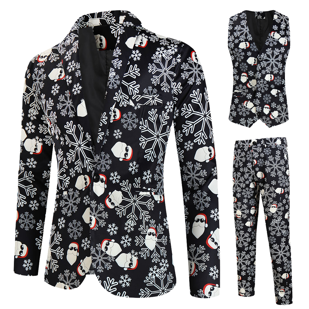 Fashion Christmas Printing Dre - Men'S Fashion Xmas Party 리뷰 및 가격