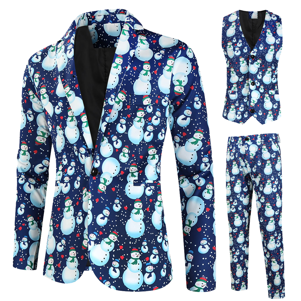 Fashion Christmas Printing Dre - Men'S Fashion Xmas Party 리뷰 및 가격