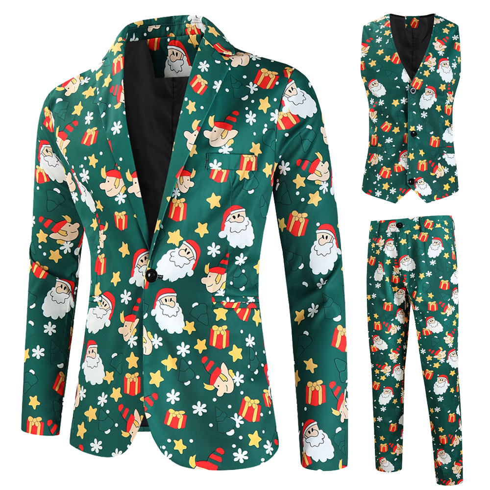 Fashion Christmas Printing Dre - Men'S Fashion Xmas Party 리뷰 및 가격