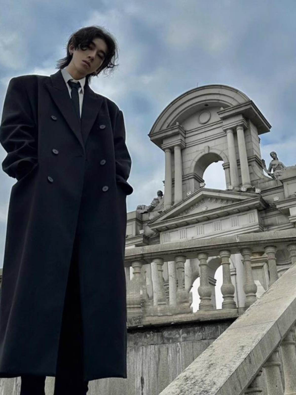 Trench Oversize Long Coat Mens - Windbreaker Men Zip 리뷰 및 가격