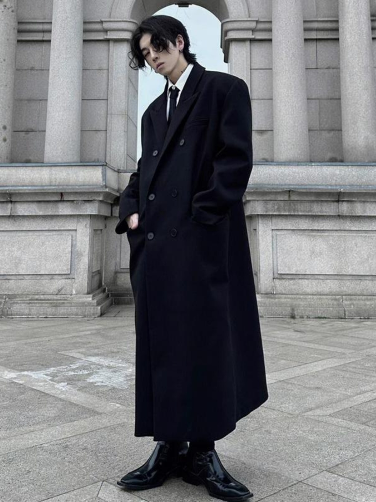 Trench Oversize Long Coat Mens - Windbreaker Men Zip 리뷰 및 가격