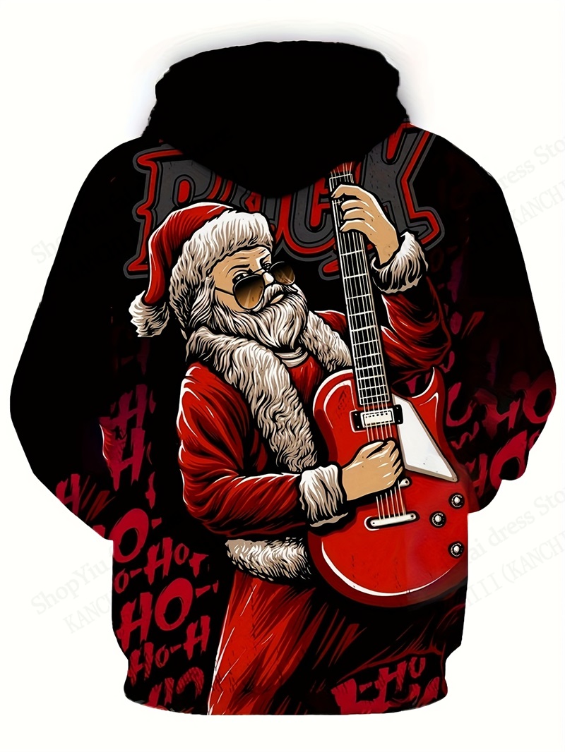 3d Print Santa Claus Elk Hoodi - Men'S Fashion Xmas Party 리뷰 및 가격