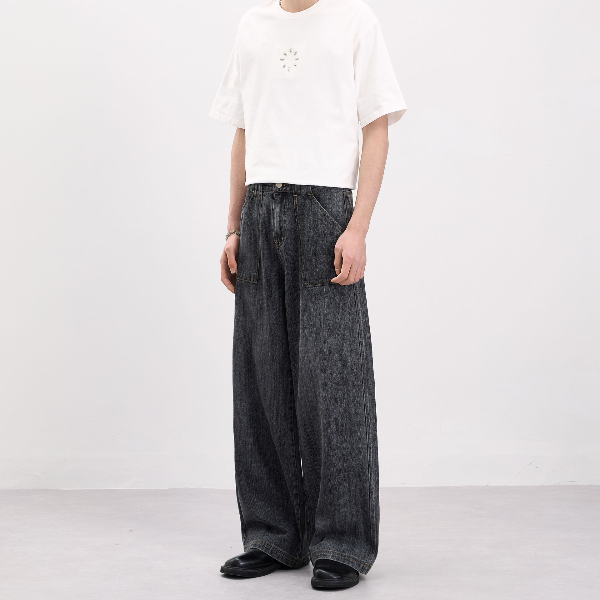 Vintage New Fashion Men's Loos - Men'S Fashion Grey Jeans 리뷰 및 가격