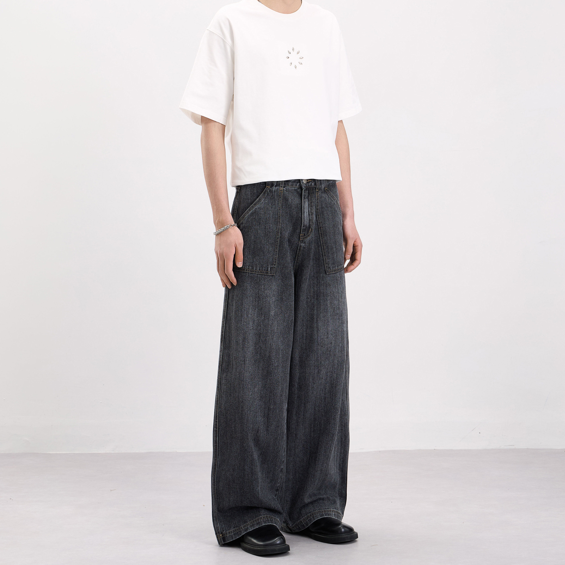 Vintage New Fashion Men's Loos - Men'S Fashion Grey Jeans 리뷰 및 가격