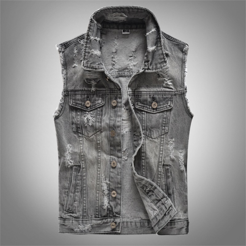 New Fashion Men Retro Grey Den - Men'S Fashion Grey Jeans 리뷰 및 가격