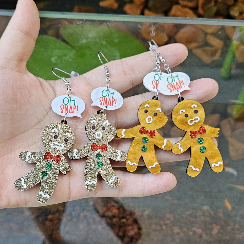Funny Gingerbread Man Acrylic  - Men'S Fashion Xmas Party 리뷰 및 가격